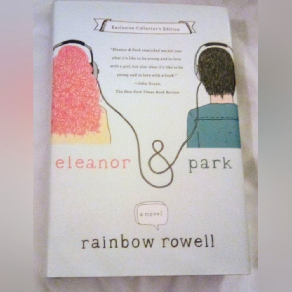 Hardcover book, signed by author, Eleanor & Park